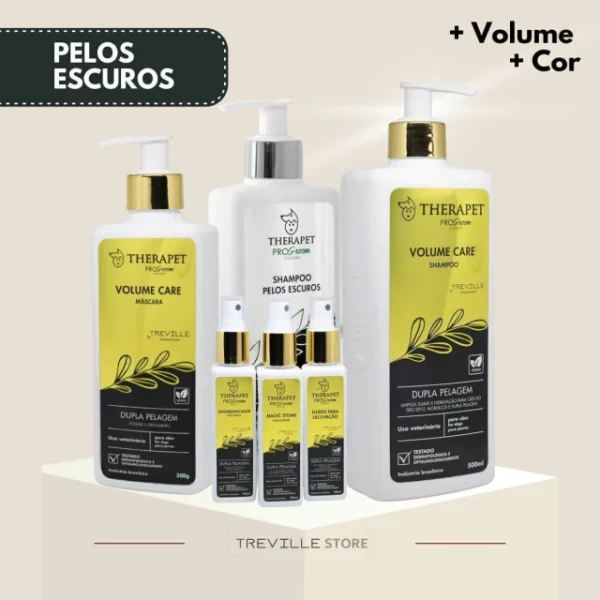 Kit Banho Completo - Pelos Escuros
