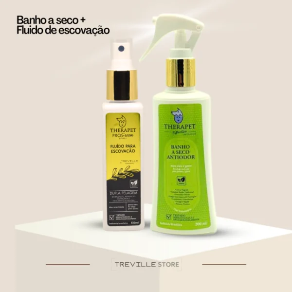 Banho a seco + Fluido de escovação