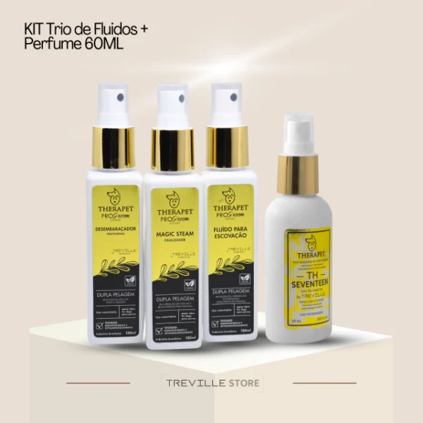 Trio de fluidos + Perfume By Treville (60ml)