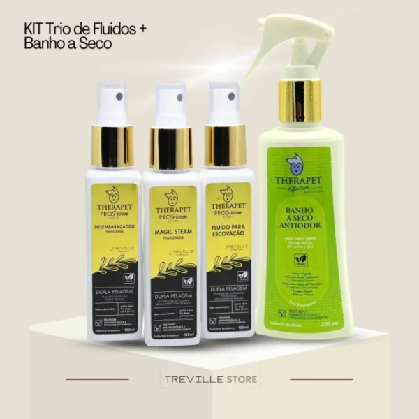 Kit Trio de Fluídos + Banho a seco
